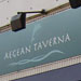 Aegean Taverna Shopfront Sign